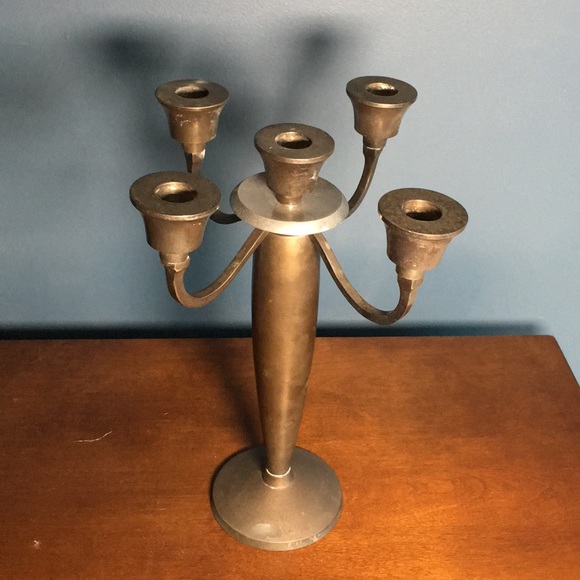 Pottery Barn Accents Vintage Pottery Barn Four Arms Candle Holder